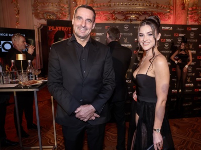 Roman Šebrle a Playmate Lenka Šeflová