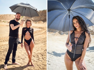 Kristýna a Karolína - focení říjnových Playmate