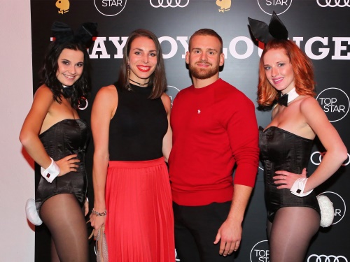 Pavla s Patrikem na večírku Playboye